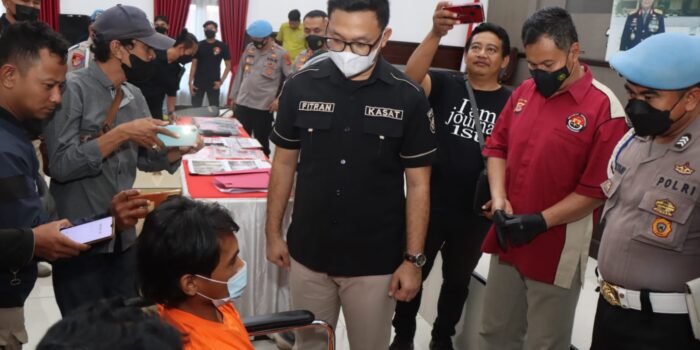 Sat Reskrim Polres Indramayu Berhasil Ungkap Kasus Pembunuhan Serta Pencurian Dengan Kekerasan.