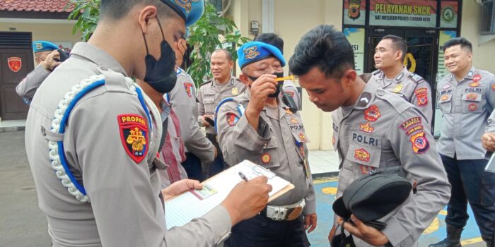 Sembilan Sasaran Ops Gaktibplin Bid Propam Polda Jabar di Polres Cirebon Kota
