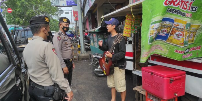 Antisipasi Tindak Kejahatan Polres Ciamis Laksanakan Patroli Dialogis Secara Mobile Dipusat Kota Ciamis