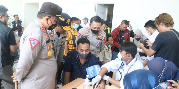 Peduli Keselamatan, Kapolres Cirebon Kota Ramp Check di Terminal Harjamukti