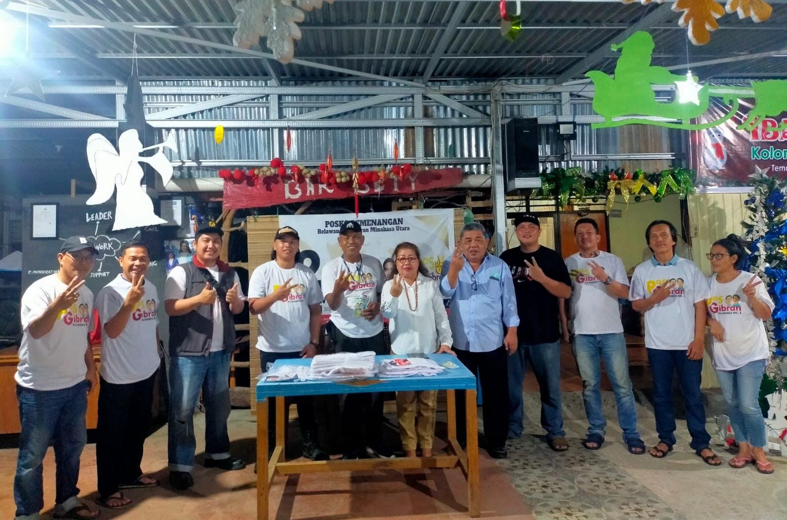 Tema sekali putaran menang Pas Gibran Sulawesi Utara terus bergerak