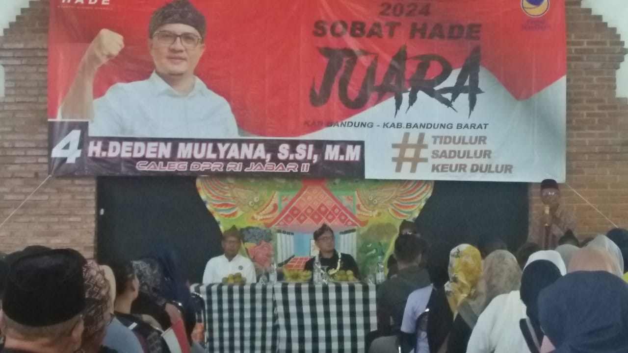 Sebelas Ribu Tiga Ratus Saksi TPS Disiapkan H.Deden Mulyana Caleg DPR RI Partai Nasdem.
