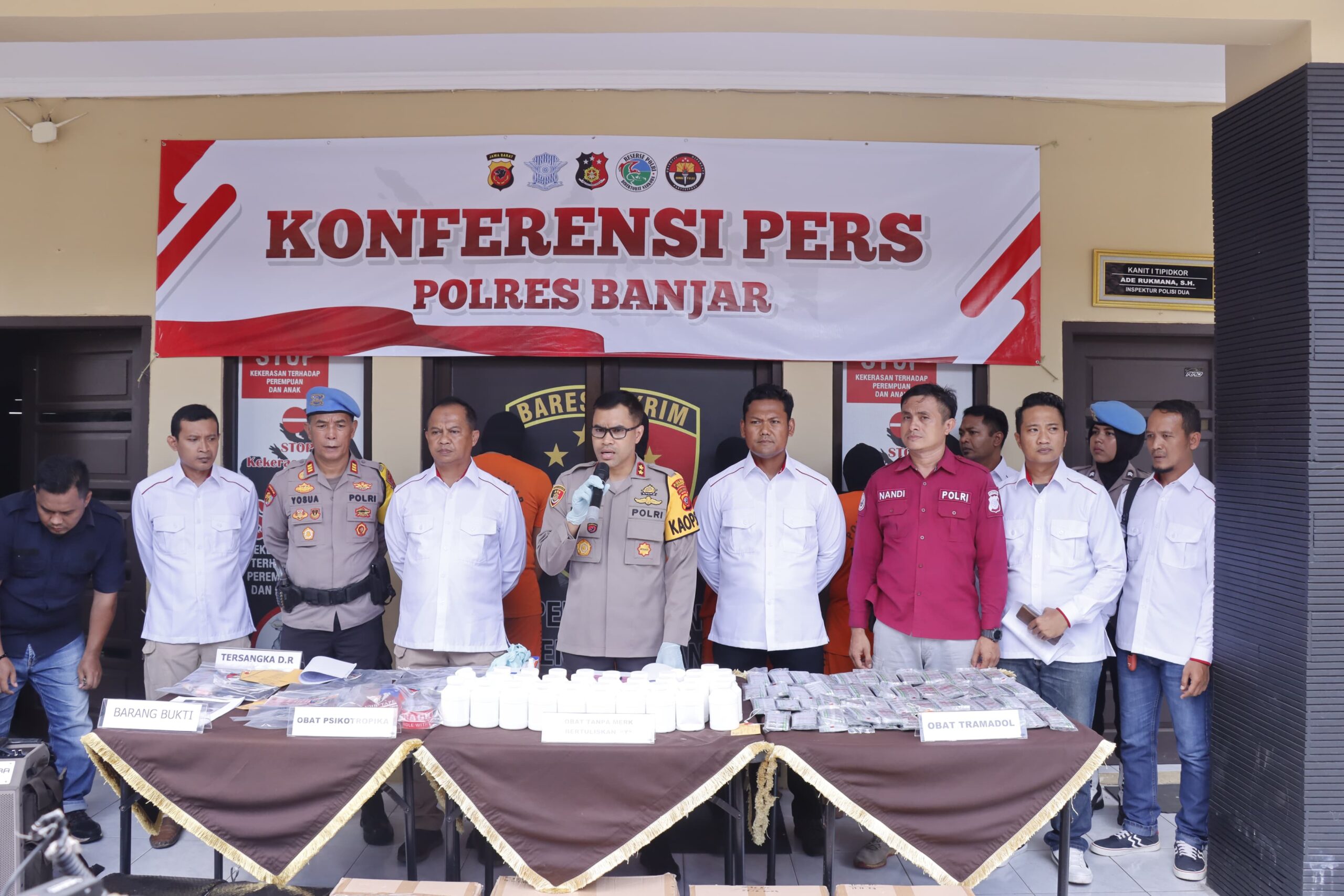 Satuan Reserse Narkoba Polres Banjar Polda Jabar Berhasil Mengungkap Jaringan Pulau Jawa. 
