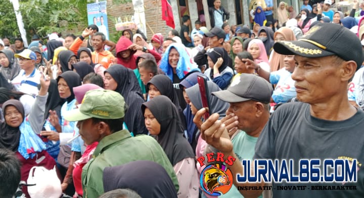 Ribuan Warga Ikuti Jalan Sehat  Gemoy Prabowo-Gibran Di kelurahan Limbangan Kulon 
