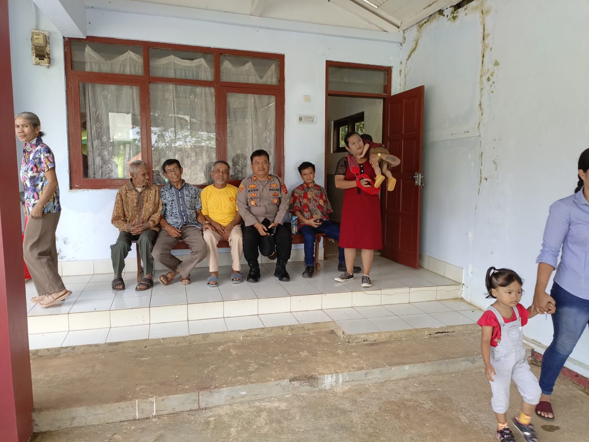 Ops Mantap Brata, Polsek Panawangan Polres Ciamis Patroli dan Gelar Pengaman Minggu Kasih