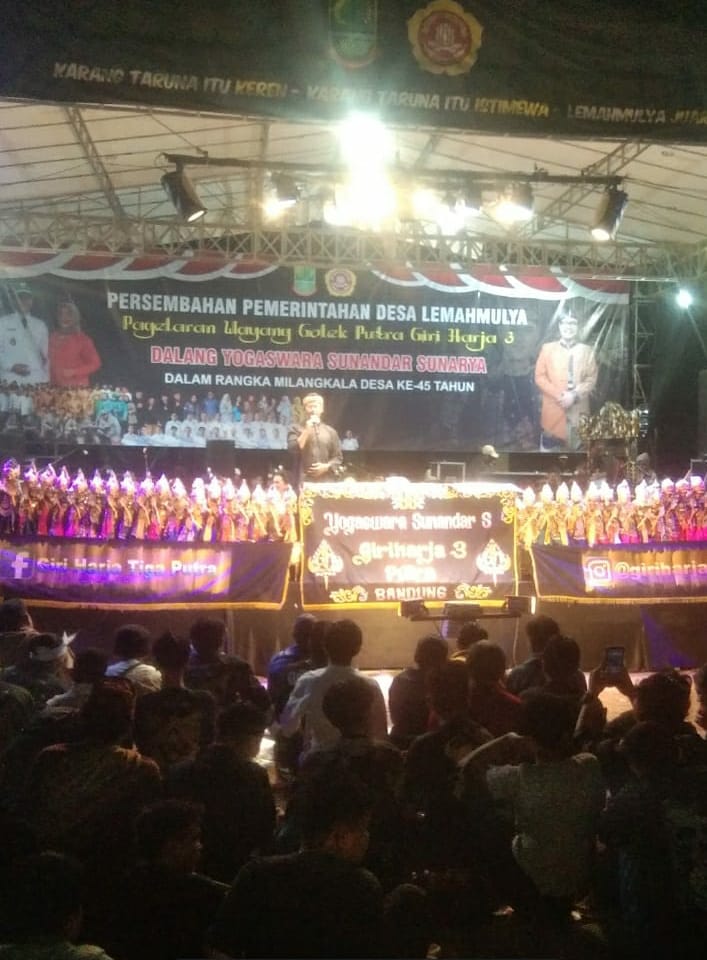 Puluh Lima Persembahkan Gelar Wayang Golek Putra Giri Harja Tiga, KarangTaruna Keren Istimewa Dan Juara