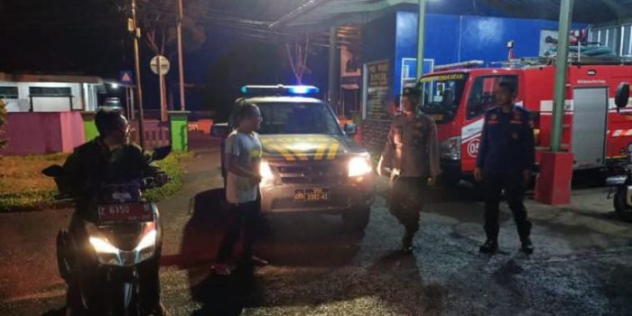 Antisipasi Gangguan Kamtibmas, Polsek Rancah Polres Ciamis Patroli Kamtibmas di Malam Hari
