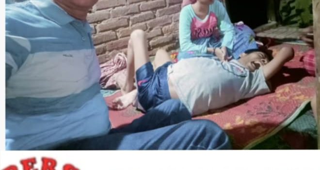Kapolsek Jonggat Berbagi kepada Warga Desa Pejanggik yang Membutuhkan
