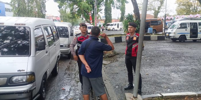 Cipkon Aksi Premanisme di Ruang Publik, Polres Ciamis Patroli ke Kawasan Terminal Ciamis
