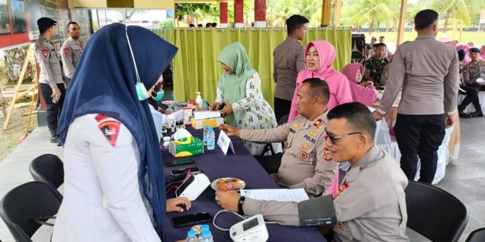 Peduli Sesama, Brimob Aceh Gelar Donor Darah Sambut HUT ke-80 Korps Brimob Polri
