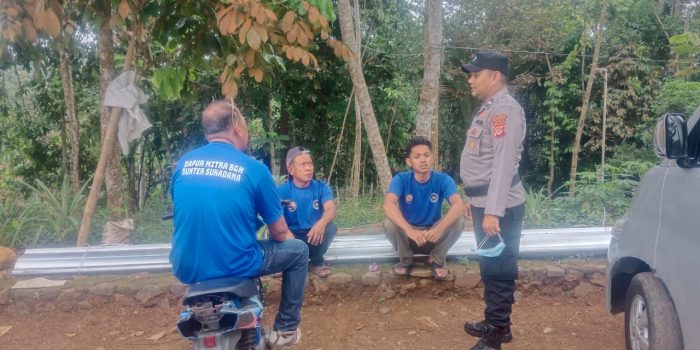 Perkuat Sinergitas, Polsek Sukadana Datangi Pegawai SPPG Dusun Cisadap Bunter